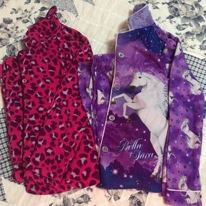 Two pair lil girl pj’s.  Sizes 6 and 7/8